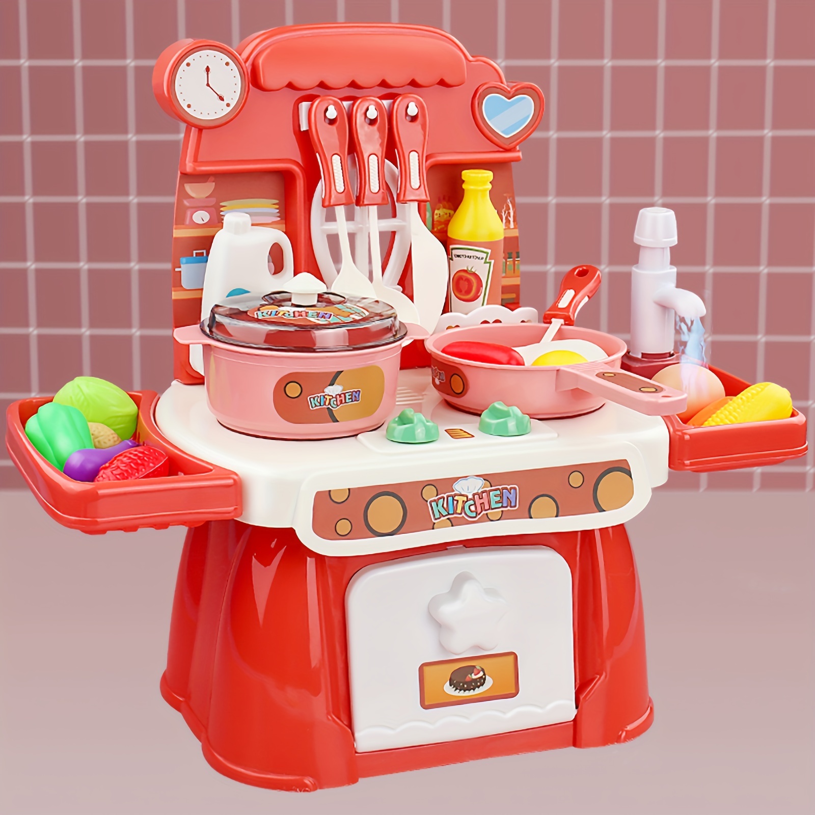 Simulation Oven Play House Kitchen Toy Set Cooking Set - Temu