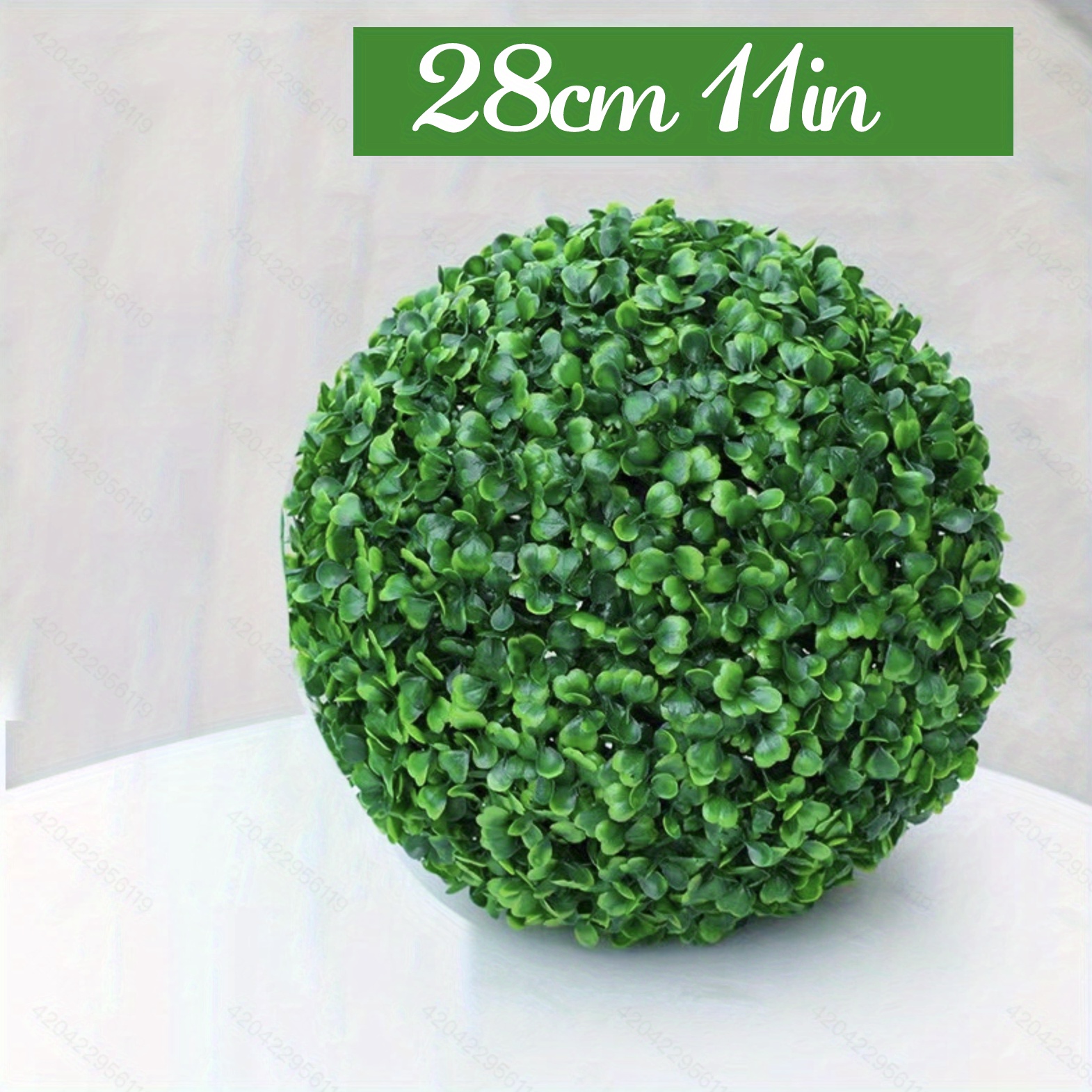 Premium Artificial Topiary Ball Green Plant Grass Ball - Temu