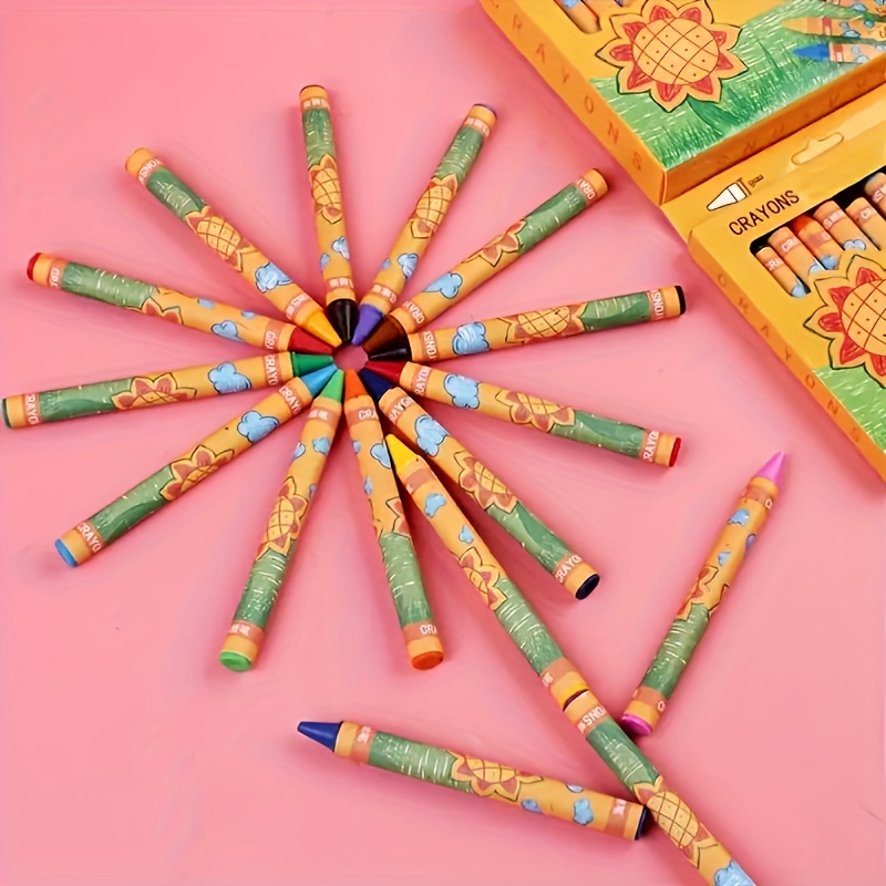 Juego de crayones para estudiantes de 12/24 Uds. De 4 65 - Temu