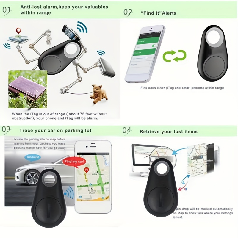 1pc Mini Smart Car Key Finder Gardez Vos Animaux De - Temu France