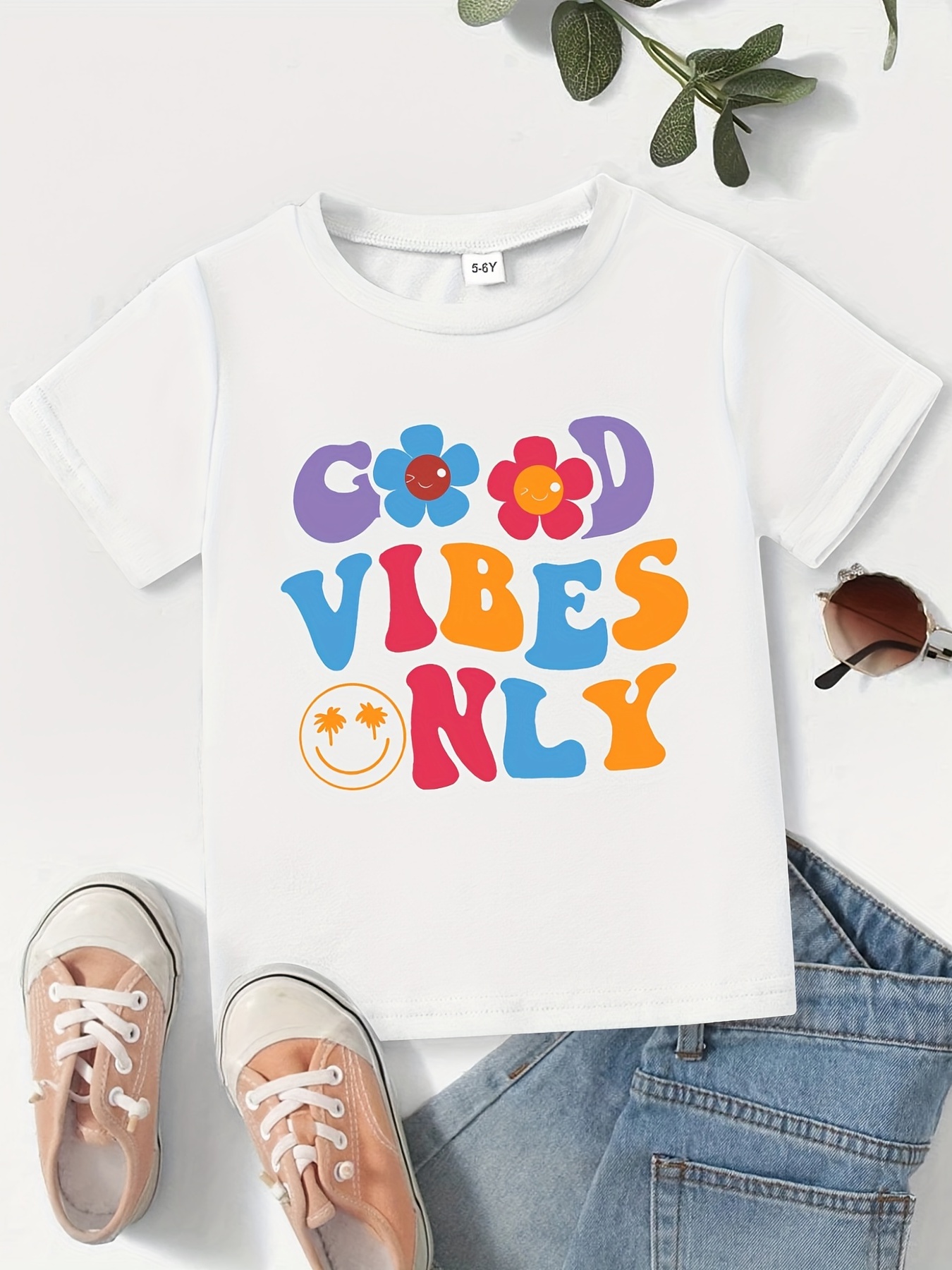 Girls Mesh Good Vibes Baseball Jersey, Red, Size 14-16 | Rainbow Shops