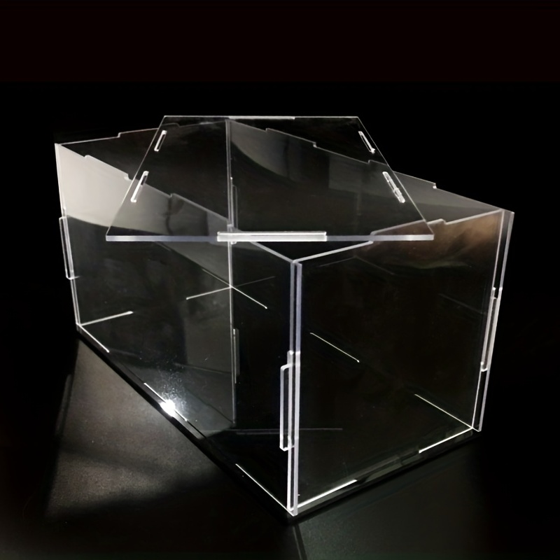 High Transparent Car Cartoon Building Blocks Model Box
