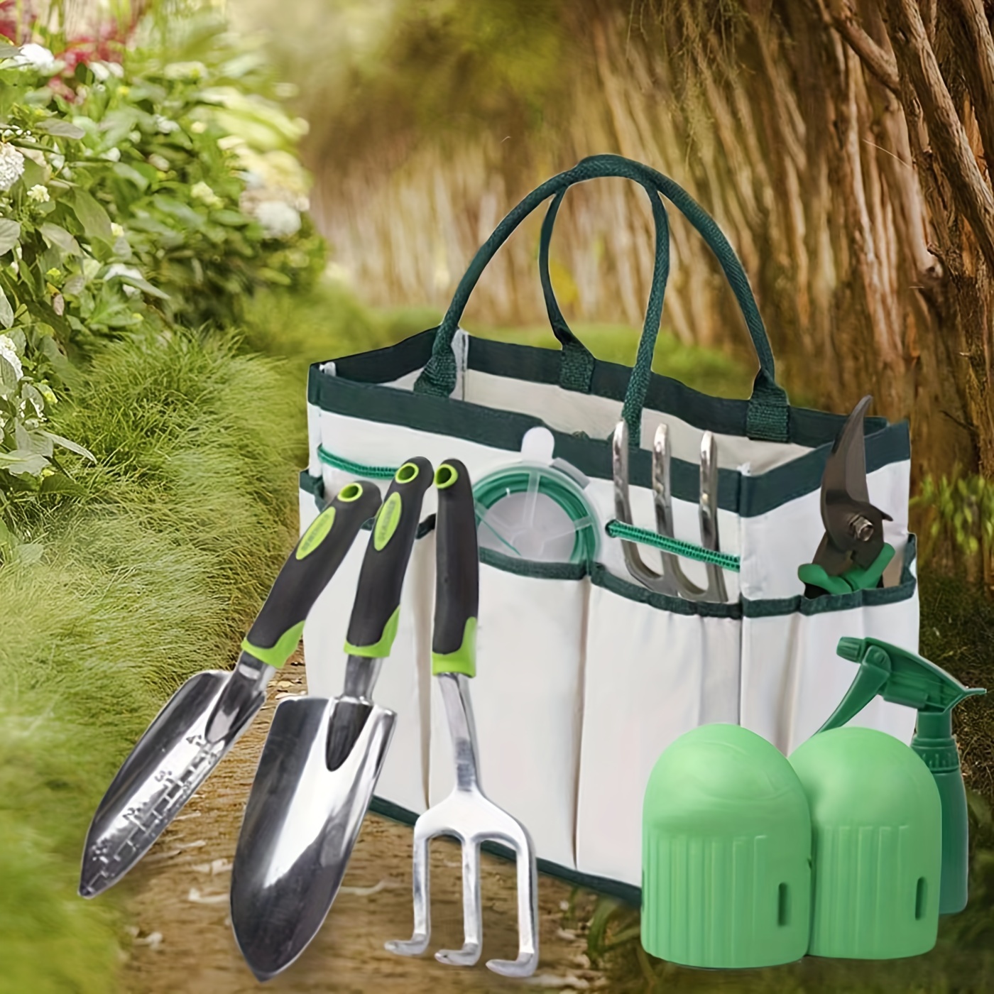 Durable 5 Gal Bucket Tool Bag Holder Gardening Canvas Organizer Storage  Pockets