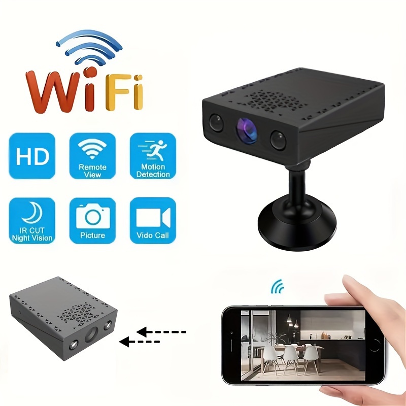 Wifi Mini Camera APP IWF Cam Remote Monitor Home Security 960P IP