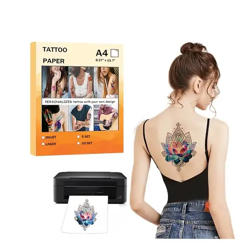 Transfer Temporary Tattoos For Men Women Printable Clear Tattoo