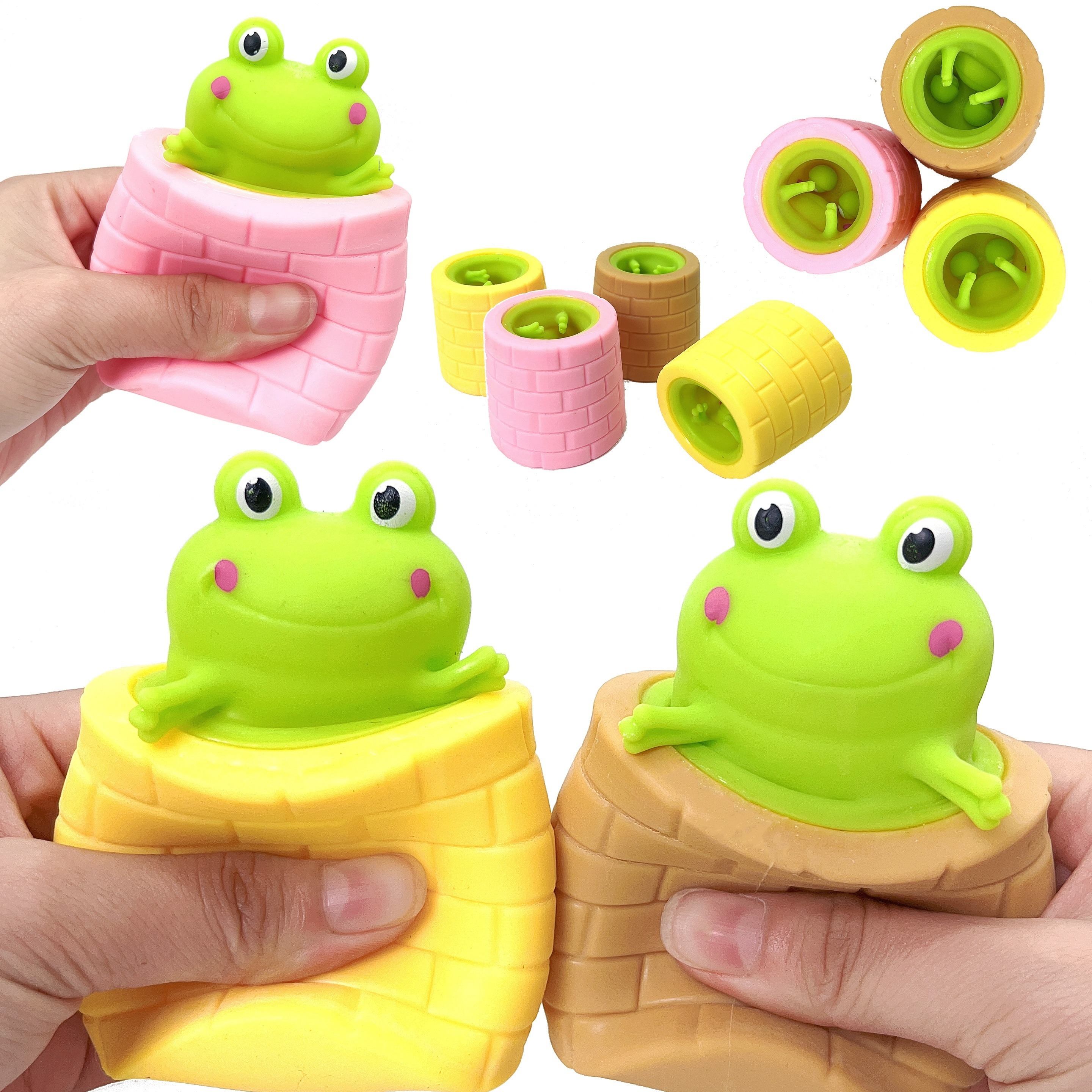 Squeeze Toy For Eye Popping Flippy Frog - * Toy - Latex Free Peepers Fidget  - Anxiety Reducer Sensory Play - Funny Sensory Fidget For Boys