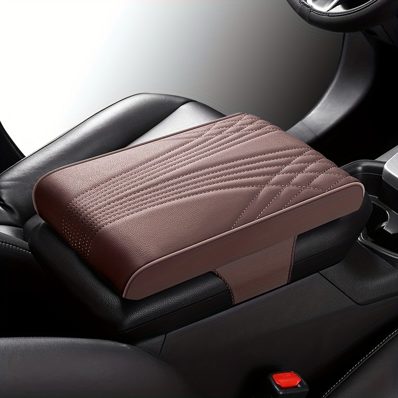 Car Central Console Armrest Box Memory Foam Leather Storage Case Elbow  Support