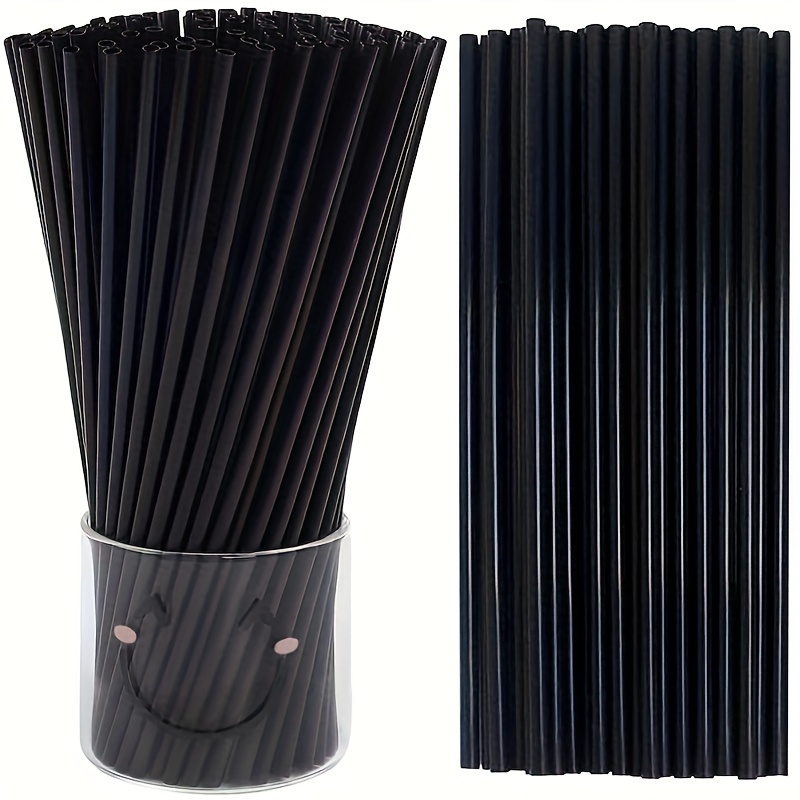 Black Comfy Package Coffee Cocktail Stirrers/straws - Temu