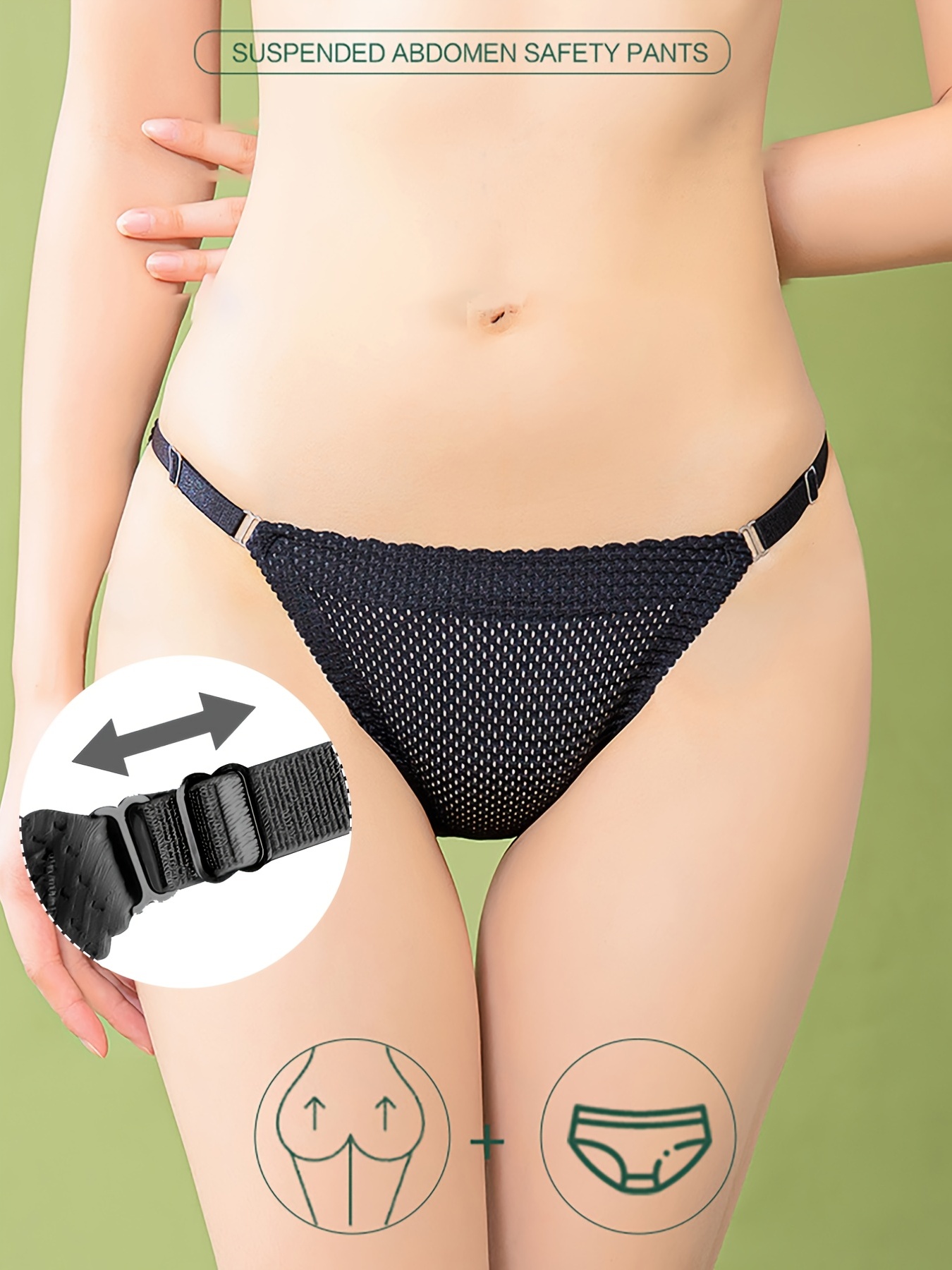 4 Pcs Women's Ribbed Hip-lifting Bikini Panties, Comfortable & Breathable  Cotton Panties, Women's Lingerie & Underwear