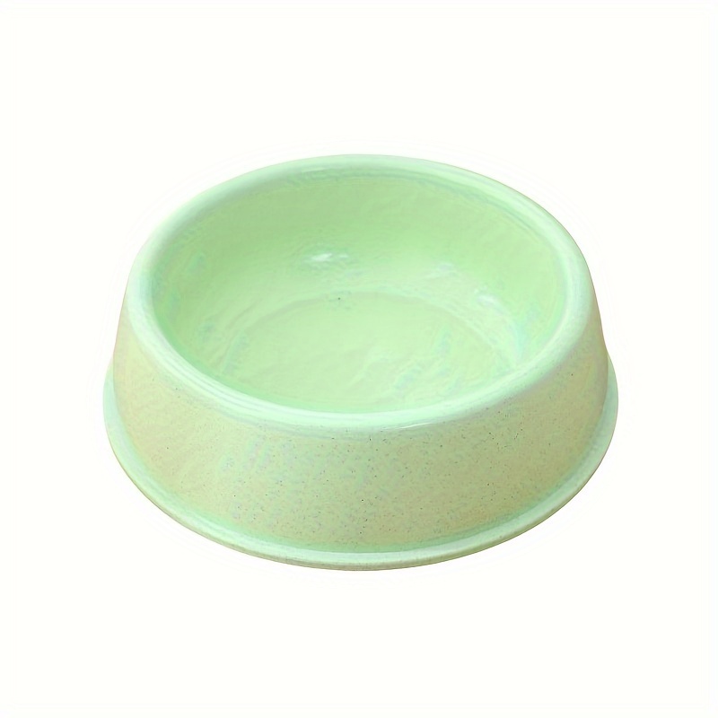 Solid Color Dog Bowls Plastic Dog Food Bowl Water Bowl Dog - Temu