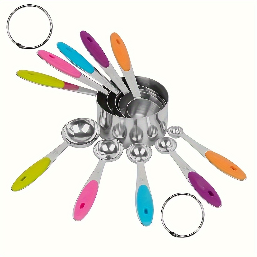 Cheap 10PCS Durable Kitchen Baking Cooking Tools Measuring Spoon