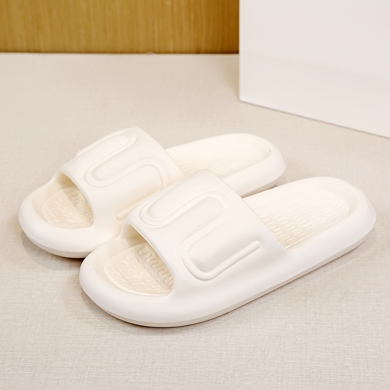 Pantoufles Maison Pour Homme Et Femme - Semelle épaisse 4,1 Cm En EVA - Antidérapantes, Légères, Séchage Rapide - Pour Intérieur, Salle De Bain, Spa