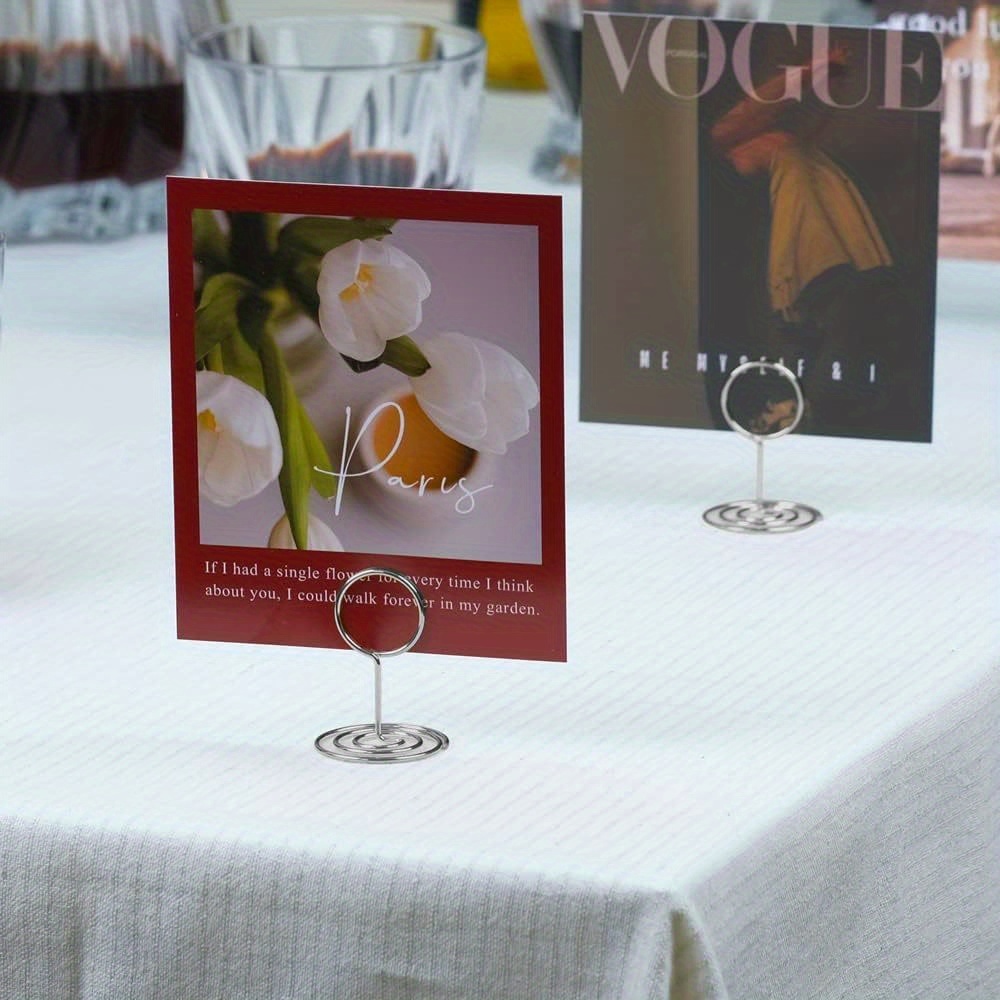 Elegant Table Number Holders And Card Holders Perfect - Temu