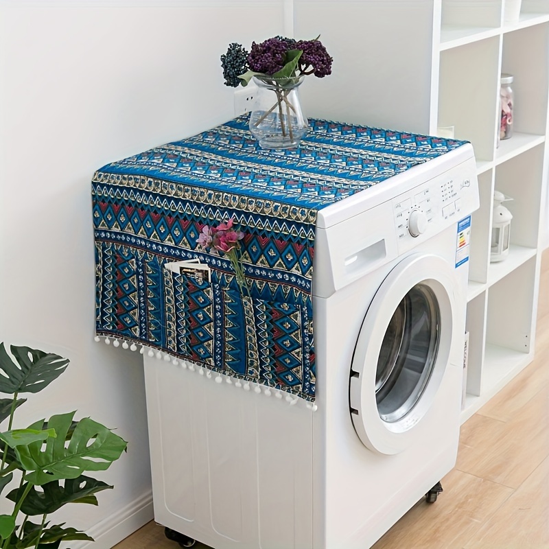 Funda para lavadora, fundas para lavadora y secadora con bonito patrón de  dibujos animados, cubierta impermeable para la mayoría de lavadoras y