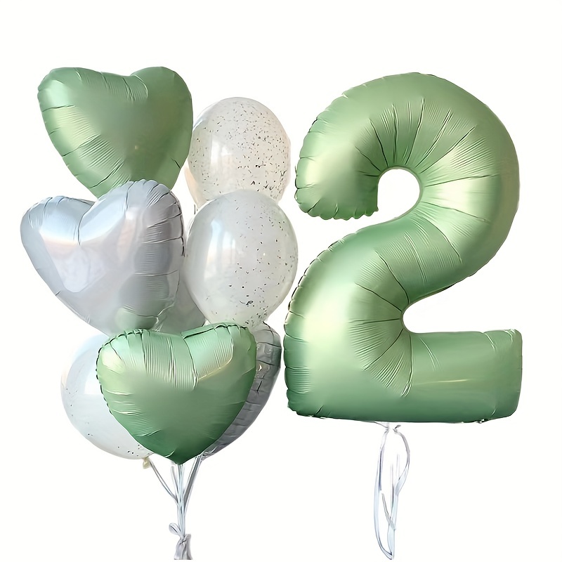 Buy Green Number 24 Balloons,40 Inch Birthday Number Balloon Party