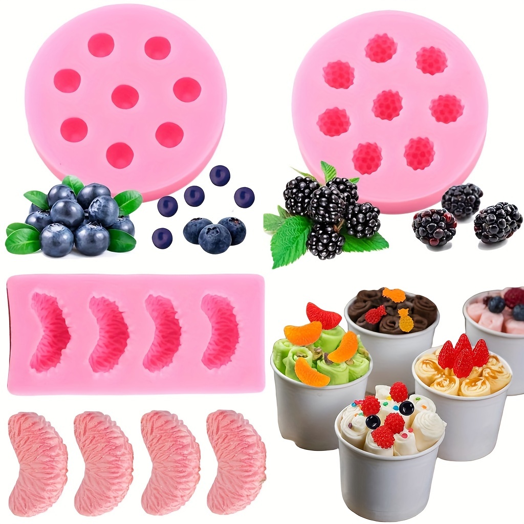 Fruit and Vegetable Hairpin Mini Pendant Jewelry Making Silicone