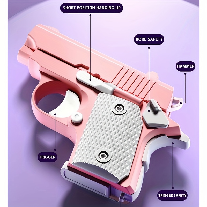 Mini Pistol Machine Embroidery Design - 3 sizes - gun