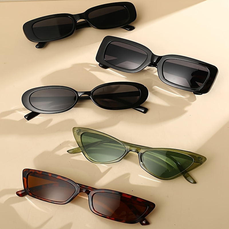 5 пар унисекс модных очков для пляжа, затеняющих, модных и легких, подходящих для ежедневного украшения, детали подбора 7