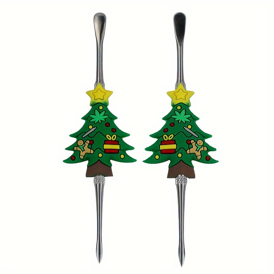3pcs Christmas Double headed Sculpting Clay Tools Metal Spoon Carving Tool
