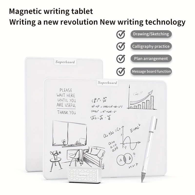 Magnetic Doodle Board, Magnetic Erasable Drawing Pad Gift For Kids
