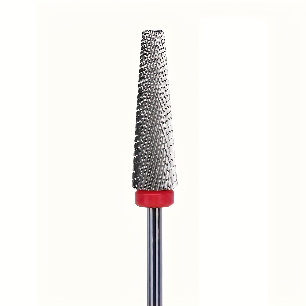 Image of 1pc Supper Long Nail Drill Bit, Yisinuoo 3/32'' Carbide Nail Bits Nail Drills For Quick Extension Nails Acrylic Nails Gel Nails Cuticle (middle -m)