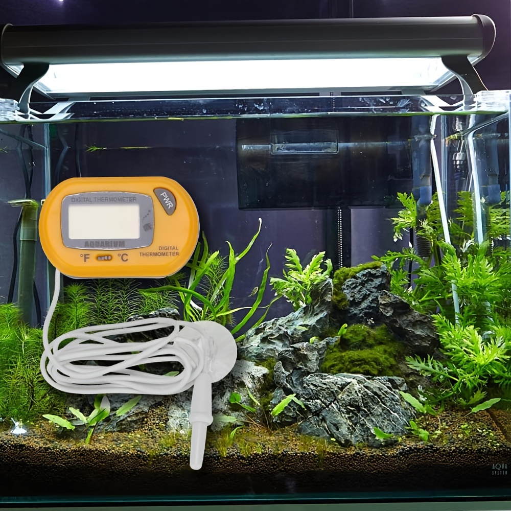 Chauffe-eau submersible pour aquarium, aquarium, écran LCD, tige