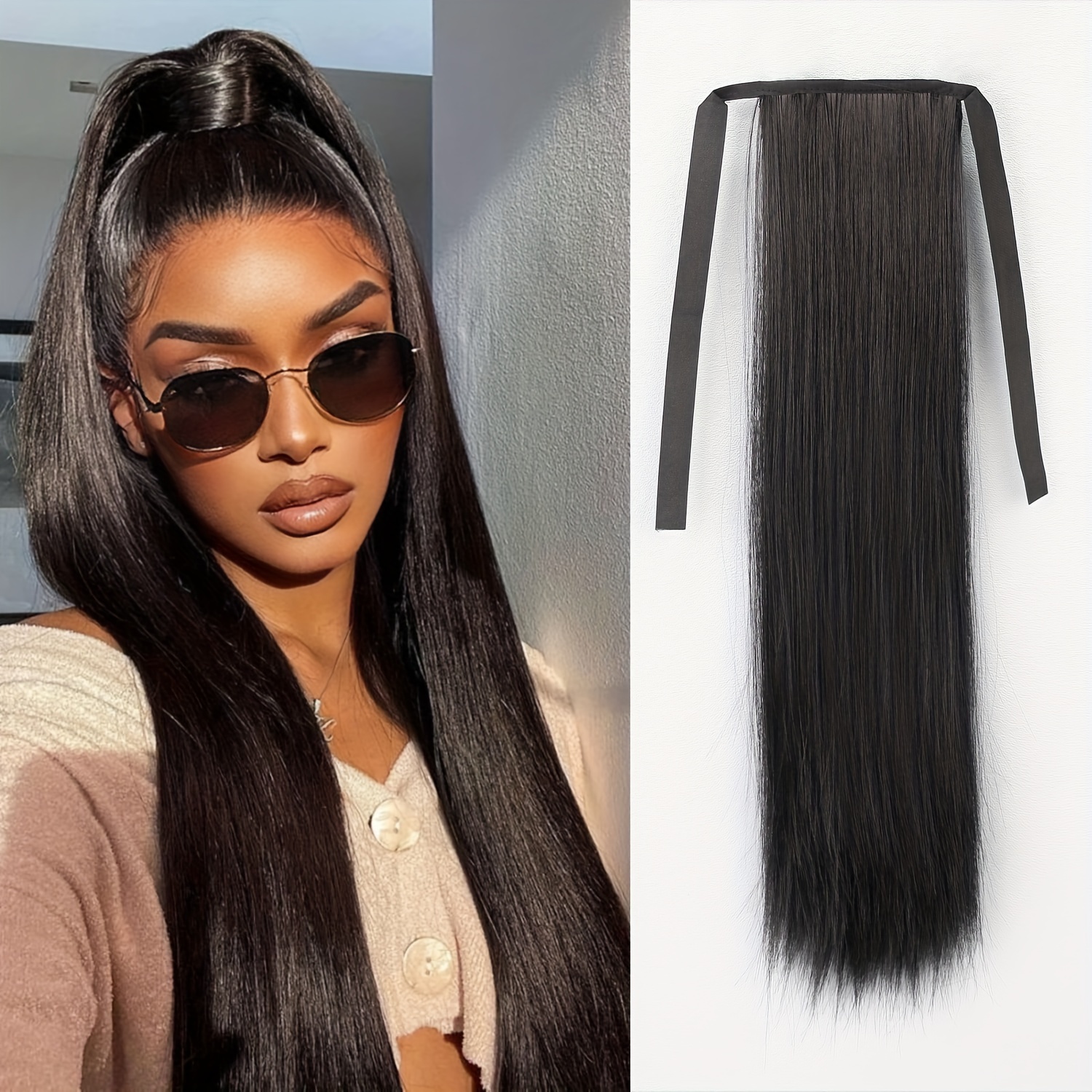 20 inch 2024 ponytail extension