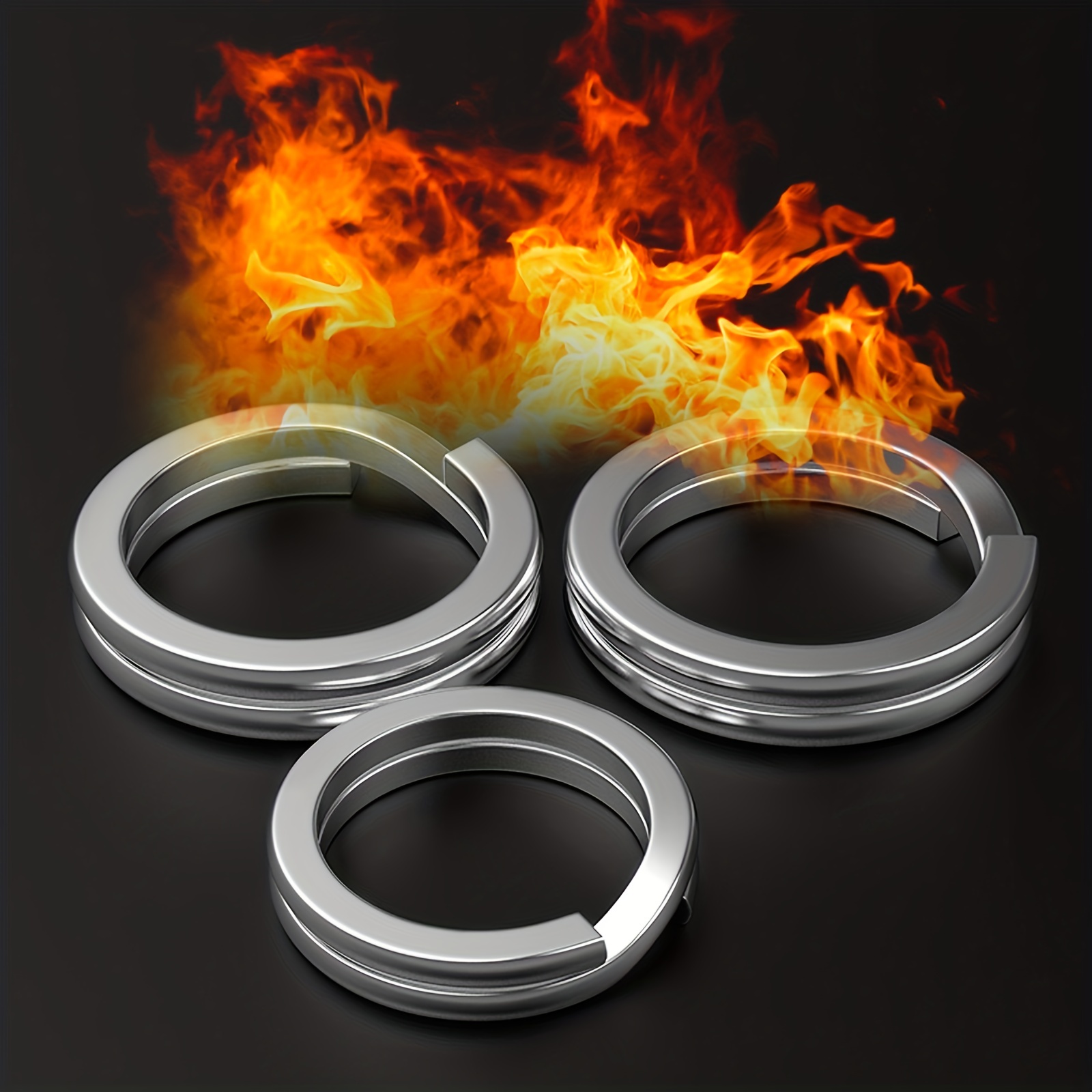 Durable Stainless Steel Split Rings Saltwater Freshwater - Temu Canada