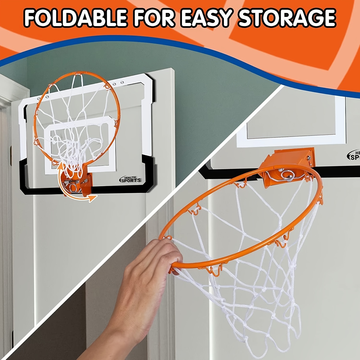 Folulus Mini panier de basket-ball d'intérieur pour enfants, jeu de tir,  chambre à coucher – les meilleurs produits dans la boutique en ligne Joom  Geek