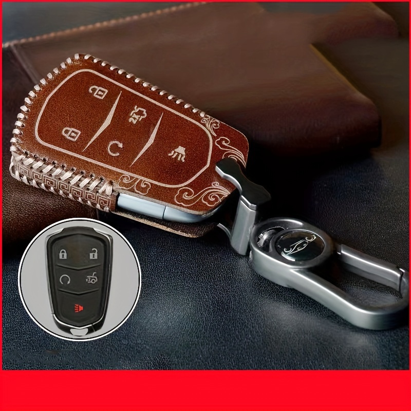 4/5 Buttons Tpu Car Key Cover Case, For Ats Esv Ct4 Ct5 Ct6 Cts Dts Xt5  Escalade Esv Srx Sts Xts 28t Elr 2014-2018 Keychain Car Accessories - Temu  United Arab Emirates