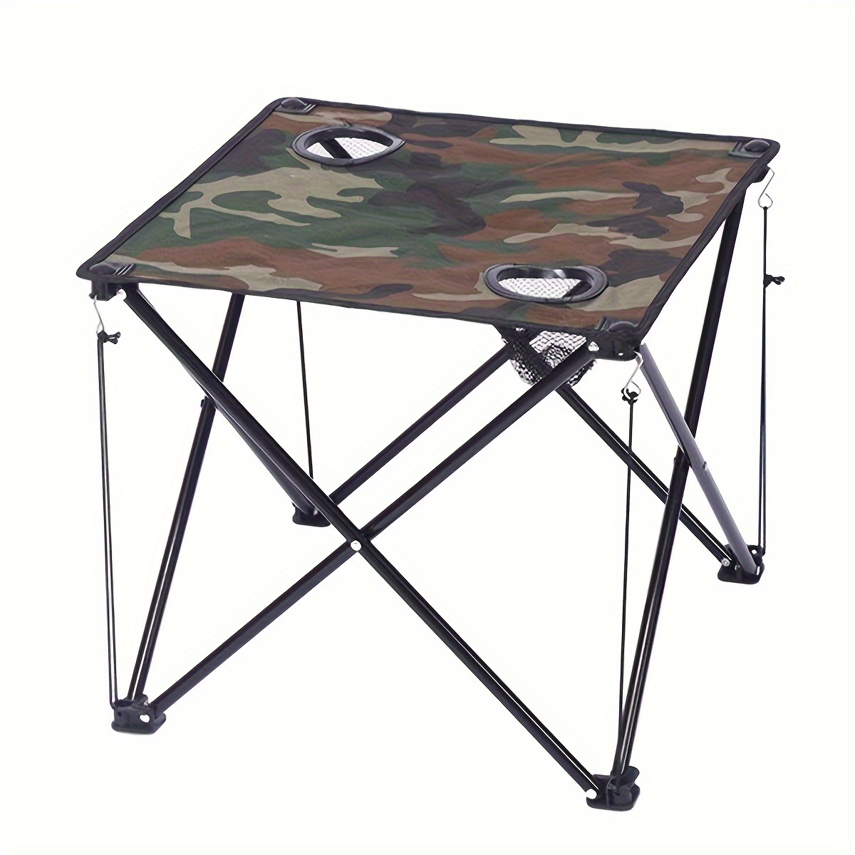 Juego de sillas de mesa plegables para acampar Mesa de centro de acero  Oxford Mat Silla Mesa auxiliar liviana para caminatas al aire libre Fiesta  en DYNWAVEMX escritorio plegable