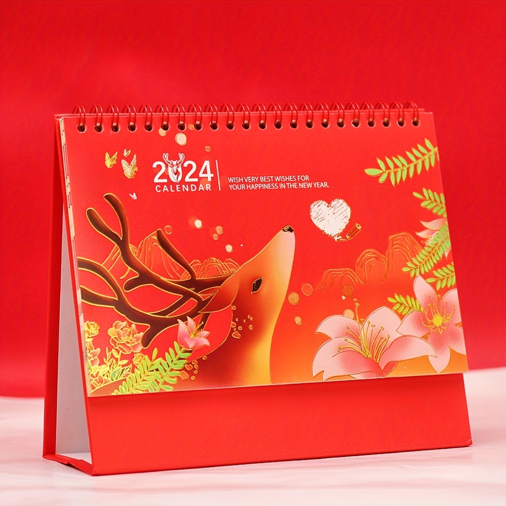 Calendrier du Nouvel An Chinois 2024 Année de Dragon Chinois