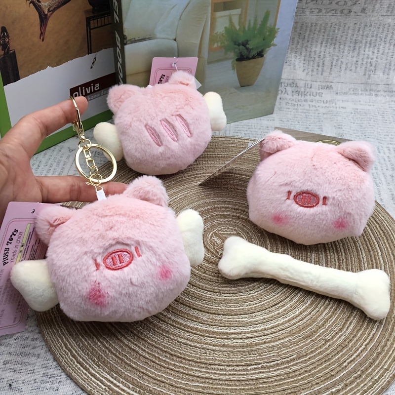 Stuffed Animal Plush Keychain Cartoon Super Cute Doll Little Monster Cute  Girl Plush Toy Pendant Bag Pendant Key Chain - Toys & Games - Temu Poland