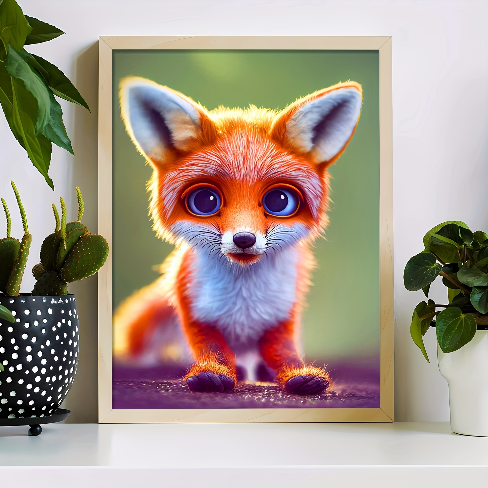 FOX Diamond Painting Animal Rhinestone Embroidery Crystal Painting