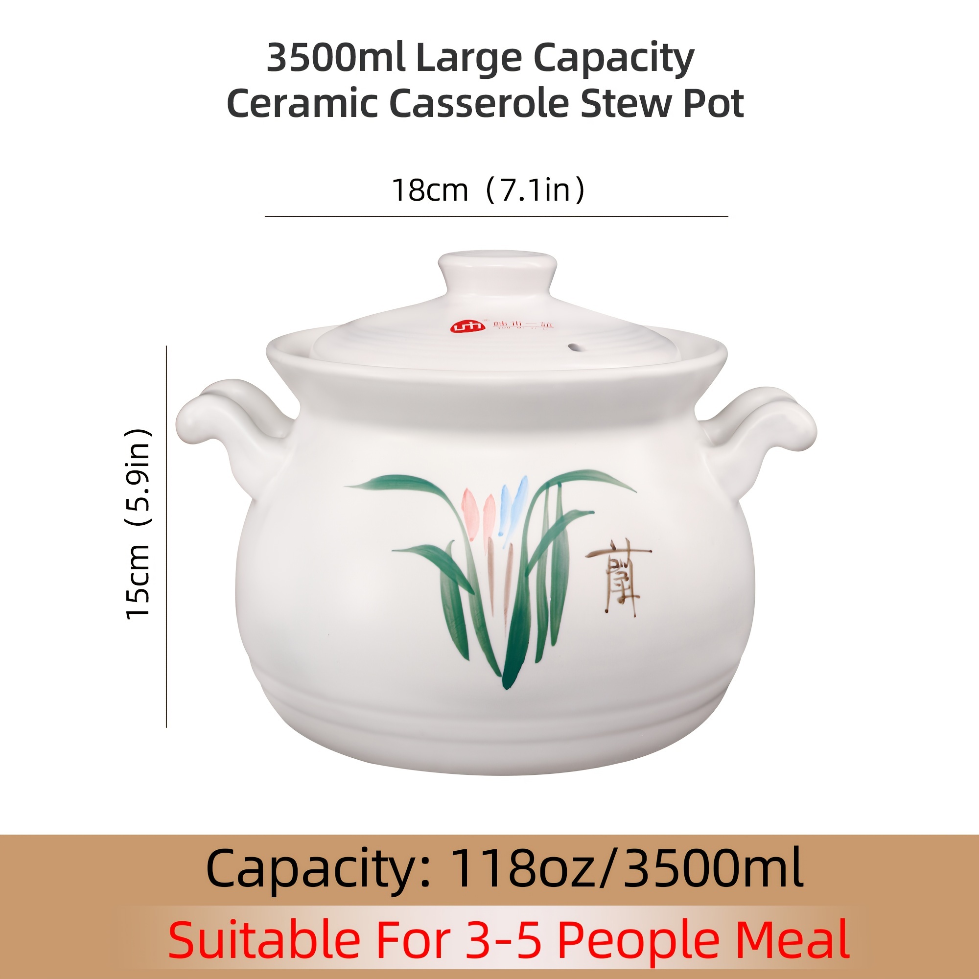 Casserole Stew Pot High Temperature Resistant Soup Pot - Temu