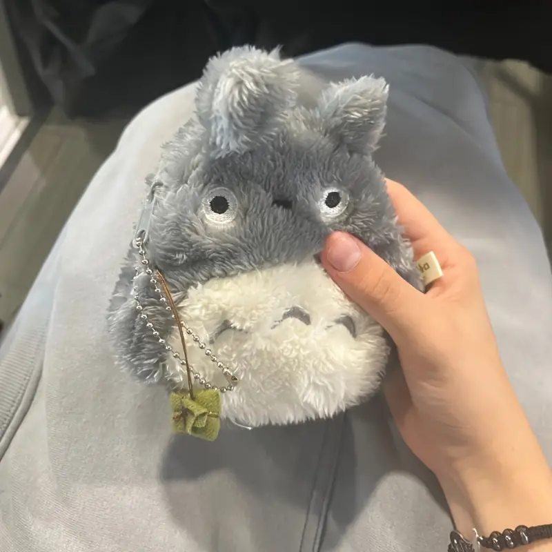 Cartoon Totoro Plush Coin Purse Kawaii Japanese Toy Totoro Doll Cute Movie  Character Birthday Gift