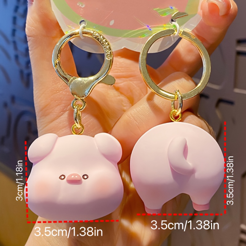 Cute Panda Keychain Cartoon Doll Keyring Bag Pendant