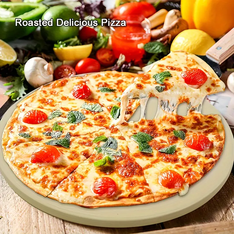 2 Pezzi Vassoio Per Pizza In Legno E Set Di Pietra Per La - Temu Italy