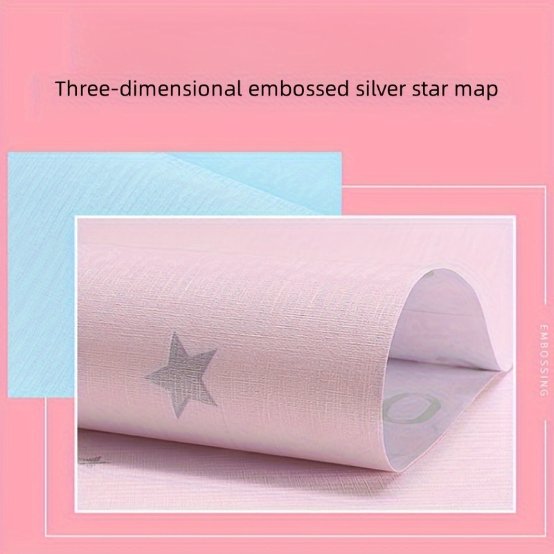 Aesthetic Star Pattern Wrapping Paper Sheets