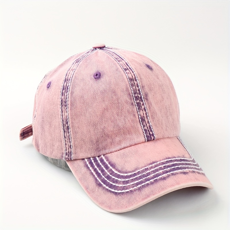 Cotton Baseball Cap Outdoor Sun Shade Soft Top Hat