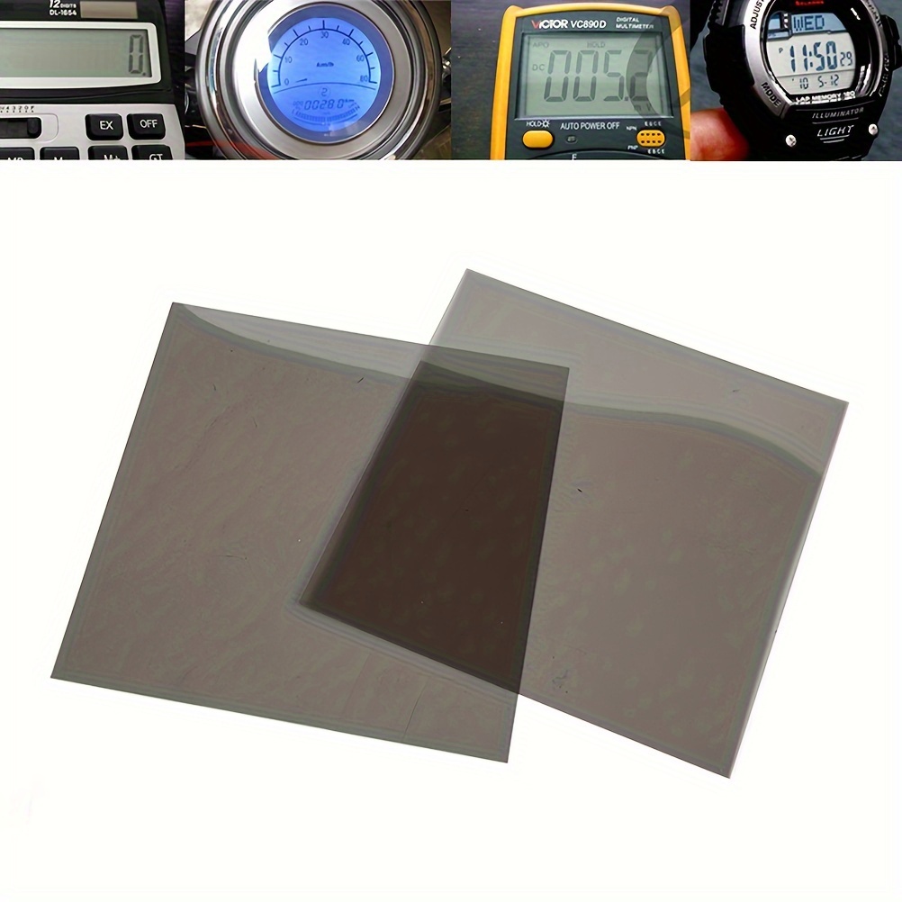 

1 Pc 18cm/7.09in Polarizing Film Polarizer Watch Multimeter Calculator Lcd Display Repair