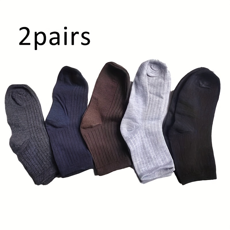 2/6 Pares Calcetines Invierno Hombres Desodorante Absorción - Temu