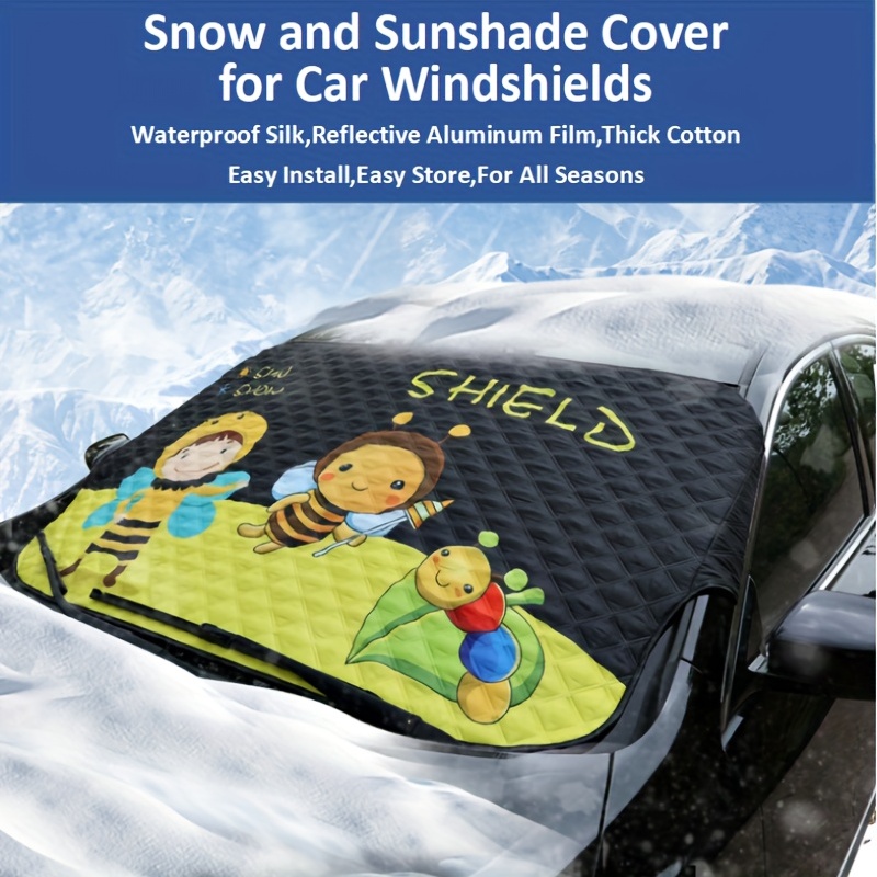 1pc Car Windshield Snow Cover, Frost Ice Removal Sun Shade For