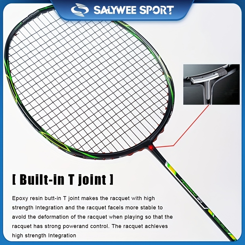 Carbon Fiber Badminton Racket, Epoxy Resin Badminton Racket