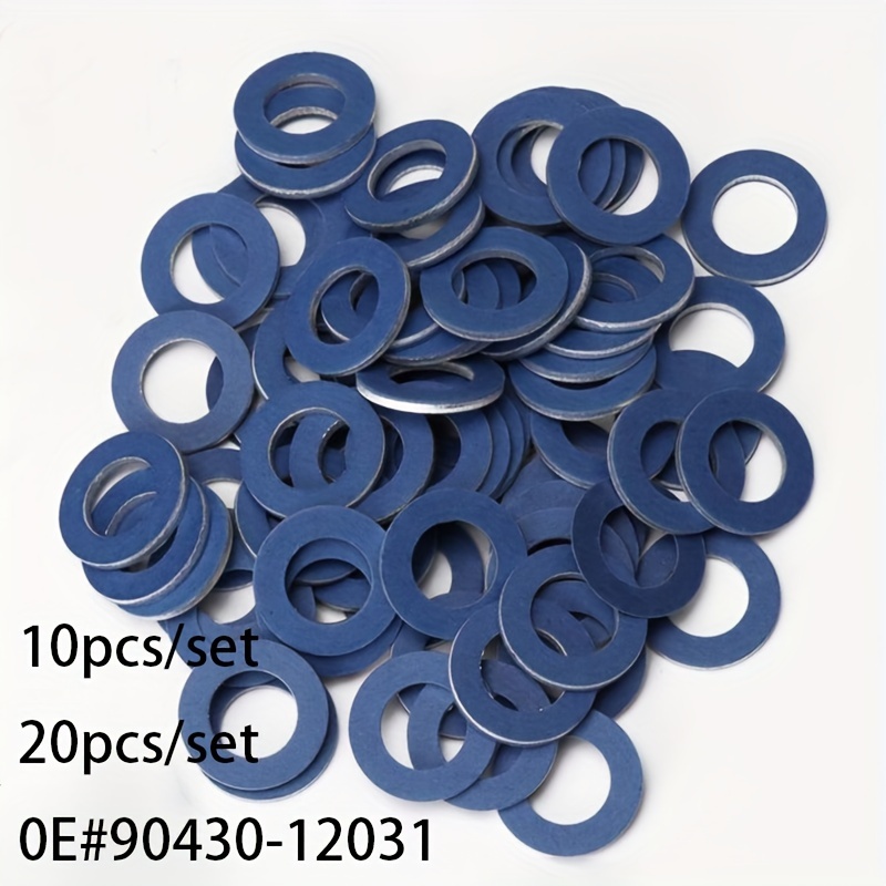 

10/20pcs Oe# 90430-12031 Aluminum Oil Drain Gaskets Washers For Toyota For Camry For For Lexus For Replacement