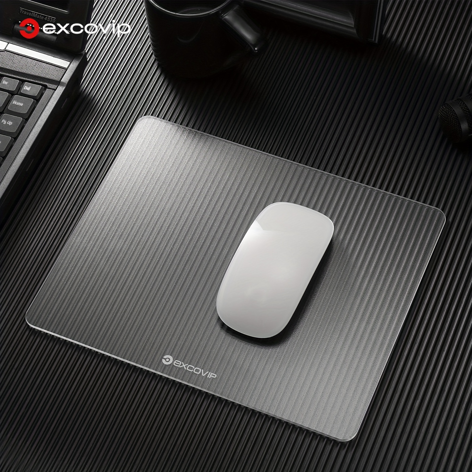 Glass Mousepad Tempered Glass Transparent Mouse Pad Waterproof