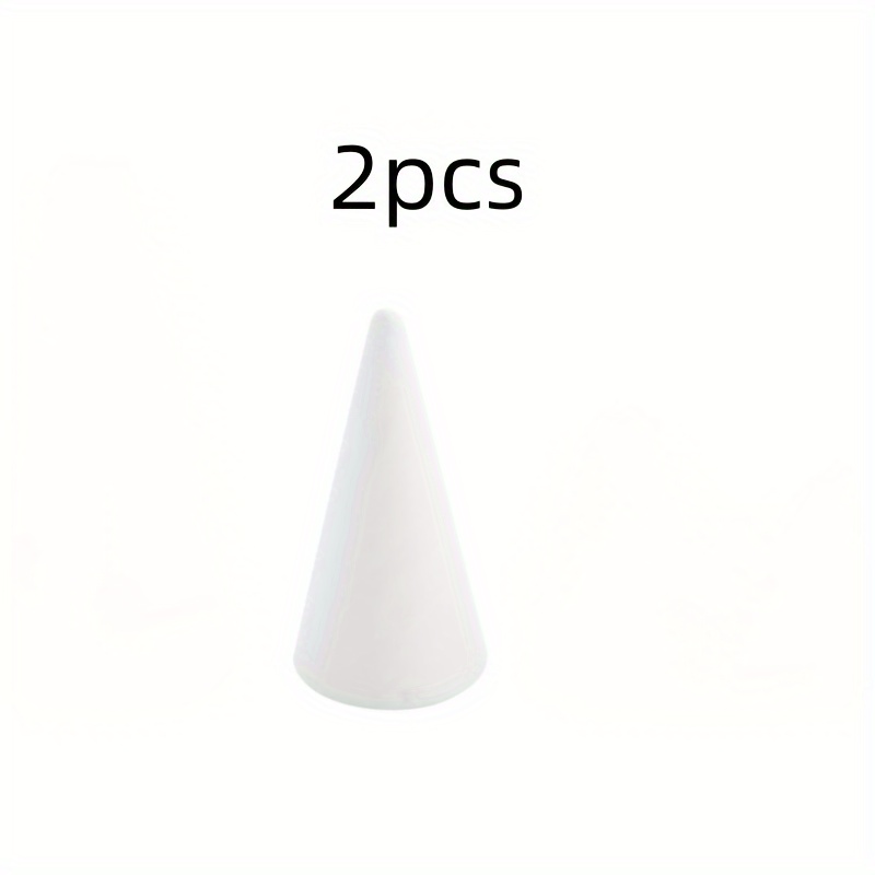 5pcs Craft Foam Tree Cones For DIY Arts And Crafts White Small Polystyrene  Foam Cones, Polystyrene Foam Cone, For DIY Christmas Gnomes, Christmas Tree