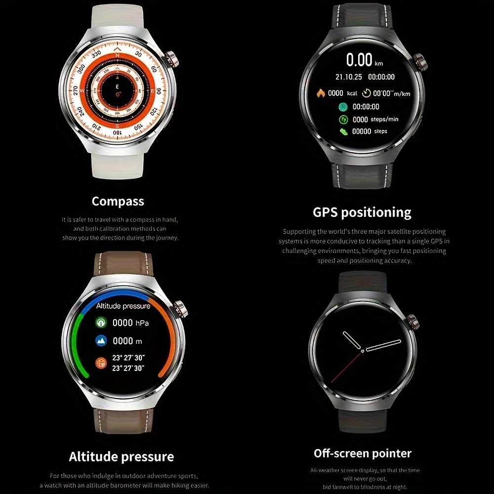 2024 New Gt4 Pro Smart Watch Men Watch 4 Pro Amoled Hd - Temu Philippines