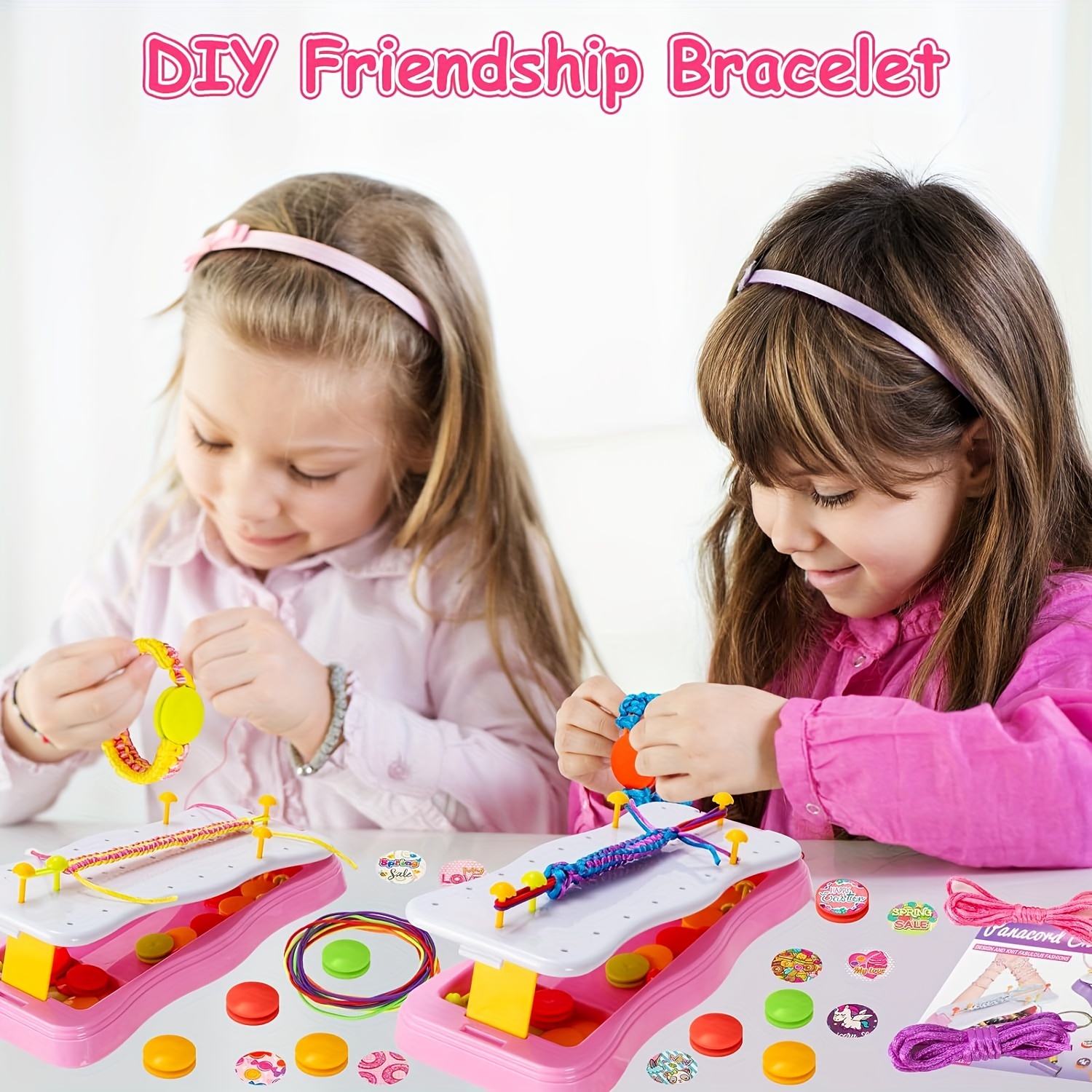 Friendship Bracelet Making Kit For Girls, Arts And Crafts Toys