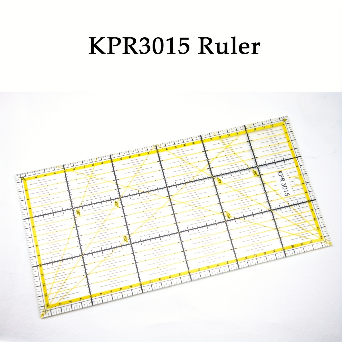 Acrylic Sewing Ruler, Square Quilting Rulers, Fabric Cutting Ruler